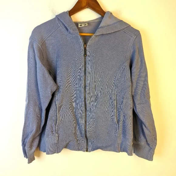 Columbia Ribbed Zip Up Hooded Jacket - Picture 1 of 4